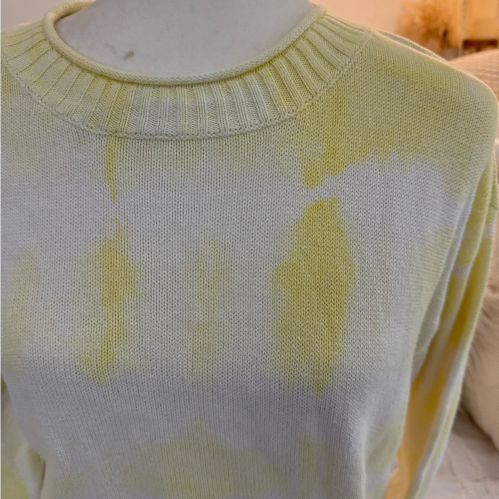 Elizabeth and James Yellow Tie-Dye Sweater - Picture 6 of 12